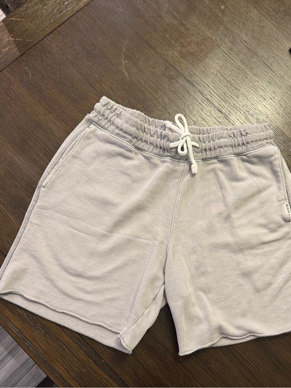 Hollister Heather Gray Cozy Knit Shorts